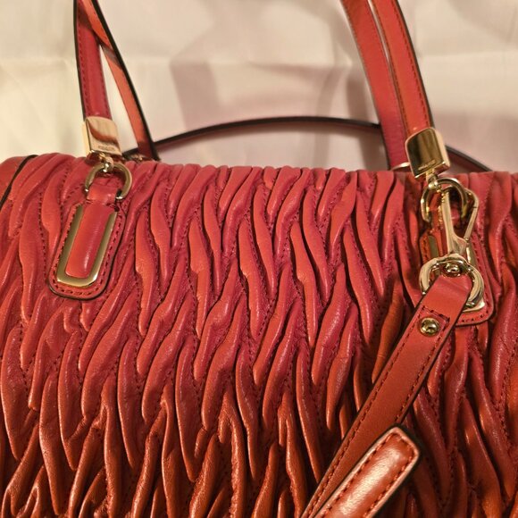 Coach Limited Edition 70th Anniversary Dark Pink Gather MADISON Purse Leather - Picture 2 of 16